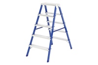 Стремянка 2-сторонняя СИБРТЕХ  металл. 5-х ступ Арт. 97935