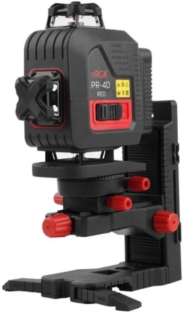 Нивелир лазерный RGK PR-4D 20м 0,2мм/м 4луча 5/8" Арт. 756822