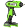  Пистолет клеевой акк.GREENWORKS  24V G24GLG,150°С,нагрев 90 сек,стержни 11 мм,антикапля,1х2Ач,ЗУ,кор(3502207CUA)