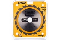 Диск пильный 190х30х18T DeWALT CONSTRUCTION Арт. DT1943-QZ