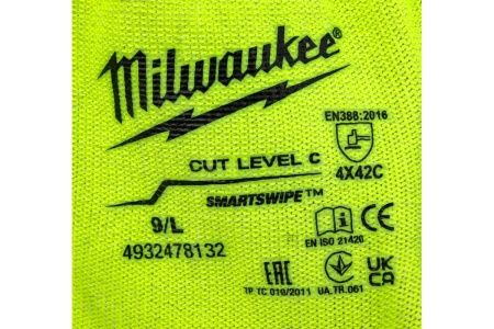 Перчатки Milwaukee Hi-Vis Cut Level 3 Gloves 9/L Арт. 4932478132
