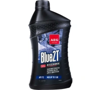 Масло для 2-х тактных двигателей AEG BLUE 2T Motor Oil API TC 1л п/син. Арт. 30615
