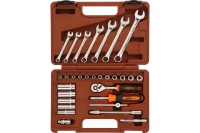 Набор головок 1/4" комб. ключи 30 предм. OMT30S OMBRA Арт. 55482