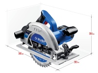 Пила дисковая ЗУБР ПДП-75 2000 Вт 210мм 75мм глубина пропила Арт. ПДП-75