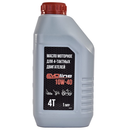 Масло моторное EVOline для 4-х тактных двигателей, полусинтетическое, SAE 10W-40 API SJ/CF, 1 л