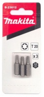 Бита T20 25 мм Makita C-form 3 шт/упак Арт. B-23612