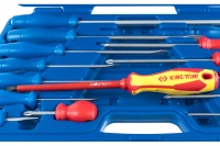 KING TONY Набор отверток в кейсе, 14 предметов