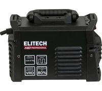 Инвертор Elitech HD WM 180 PULSE 10-180А 1,6-5мм 5.4кВт 220В Арт. WM 180 PULSE