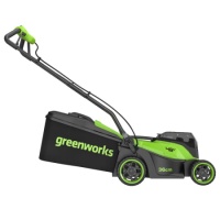  Газонокосилка аккумуляторная  GREENWORKS GD24X2LM361,36 см, бесщеточная, 24V c 2хАКБ 4Ач и ЗУ