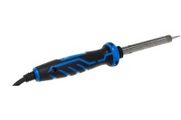 Паяльник ЗУБР 40Вт, в наборе припой + подставка, 2-комп. рукоятка, конус, керамический нагреватель Арт. 55402-40_z01