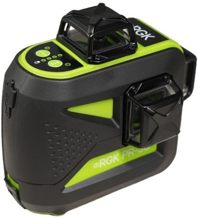 Нивелир лазерный RGK PR-3G 20м 0,2мм/м 3луча 5/8" Арт. 4610011874796