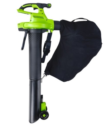 Воздуходув-пылесос аккумуляторный GREENWORKS GD40BVII 40V 858 м.куб./ч без АКБ и ЗУ Арт. 2406907