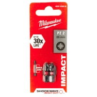 Бита PZ2 25мм SHOCKWAVE Milwaukee 2шт Арт. 4932430863