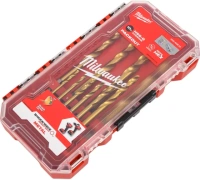 Набор сверел по металлу Milwaukee RedHEX HSS-Tin 10 ед. (3-10мм) Арт. 4932493865