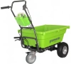 Садовая тележка самоходная Greenworks  40V, 106 л, с 1хАКБ 4 Ач c USB и ЗУ