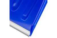 Лопата снеговая СИБИН АВТО-28 280мм пластиковая с алюминиевой планкой алюминиевый черенок V-ручка Арт. 421850