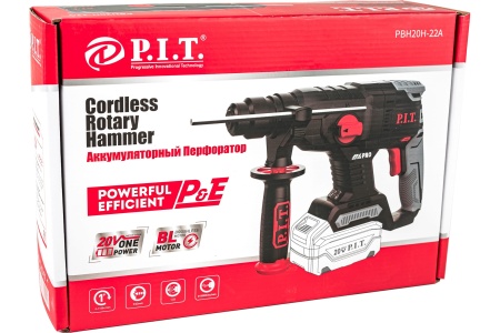 Перфоратор акк PIT PBH20H-22A SDS+ 20V Li-Ion 2Дж 2 реж. бесщет дв SOLO без АКК и ЗУ Арт. PBH20H-22A