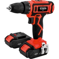 Дрель-шуруповерт аккумуляторная Elitech ДМ ДА 162СЛ,16В,2 х 1.7Ач, 28Нм Арт. ДА 162СЛ (E2201.016.01)