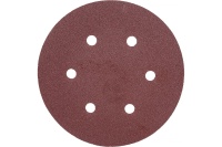 Круг шлифовальный ELITECH 150мм Р120 липучка, 6 отверстий, 5шт/упак. Арт. 1820.099100