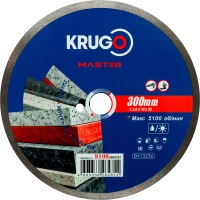 Диск алм KRUGO MASTER 300*25.4мм ультратонкий сплошной Арт. 81083000282
