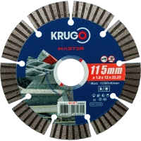 Диск алм KRUGO MASTER Турбо 115*22.2мм сегмент Арт. 81071150265