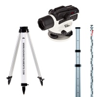 Нивелир оптический ADA Ruber 32 32х точн +/- 1.5мм рейка нив. тел. ADA STAFF3  штат. алюм. ADA Light Арт. А00121_К