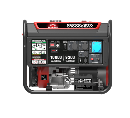 Генератор бенз SUNREKA G10000EAX 9.2/10кВт 220кВт эл. старт Арт. 211022