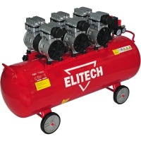 Компрессор Elitech КПБ 450/100М 100л, 450л/мин, 2,5 кВт, безмасл, малошумный Арт. КПБ 450/100М