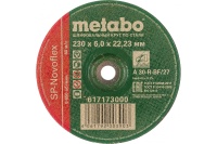Диск шлифовальный по металлу Metabo 230х6х22мм SP-Novoflex Арт. 617173000