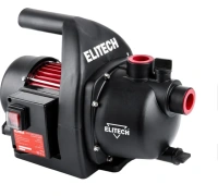 Насос поверхностный Elitech НП 600П 600Вт 45л/мин выс 33м гл 7м пласт Арт. НП 600П