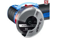 УШМ акк ЗУБР Профессионал AB-76-22 12V*2Ah Li-Ion 76мм, бесщет дв, 2 акк ЗУ Арт. AB-76-22