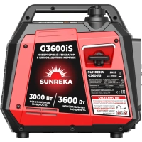 Генератор инверторный SUNREKA G3600iS 3/3.6кВт 220В руч.старт Арт. 211032