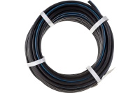 Рукав газовый d=6.3мм черный с синей полосой бухта 50м Арт. DK.1163.07927б