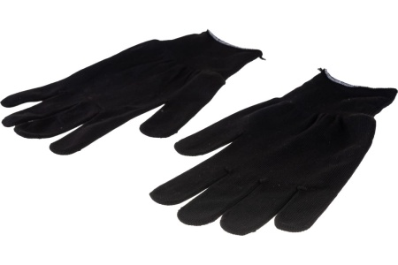 Перчатки Нейлон, ПВХ точка, 13 класс, черные, XL Арт. 67848