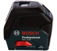 Нивелир лазерный BOSCH GCL 2-15 + держатель RM1 15м, 0,3мм/м, 2 луч, 1/4 и 5/8 Арт. 0601066E00