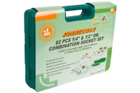 Набор инструмента универсальный Jonnesway 82 предмета 1/4", 1/2"DR S04H52482S Арт. 47399