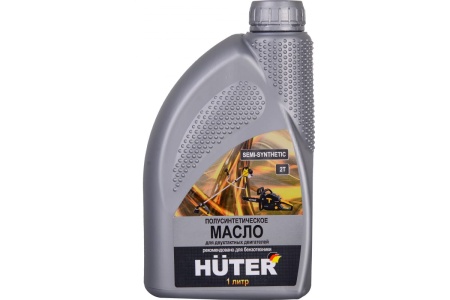 Масло для 2-х тактных двигателей возд.охлаж HUTER 2Т 1л. полусинтетическое Арт. 73/8/3/2