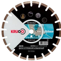 Диск алмазный KRUGO 350*25.4*3.2мм сегментый для асфальта Арт. BAB14B