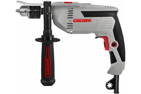 Дрель уд. CROWN CT10128 600Вт 13мм 1-х скор. Арт. CT10128
