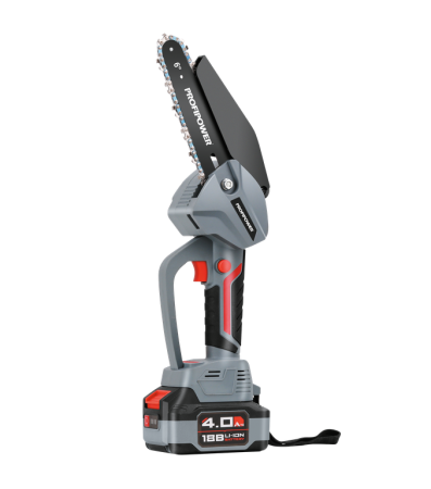 Пила аккумуляторная ProfiPower MKGST-18V 18V*4Ah Li-Ion 15см 1/4" 1.1мм, 28 звена, 1АКБ и ЗУ Арт. E0097