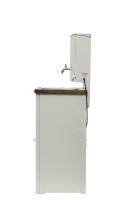 Умывальник дачный с подогревом ЛЮКС ВИХРЬ, нержавейка, белый