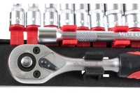 Набор головок с трещеткой 6 гран. 1/4" 12 предм. 4-13мм ЗУБР ТМ-12 Арт. 27645-H12_z01