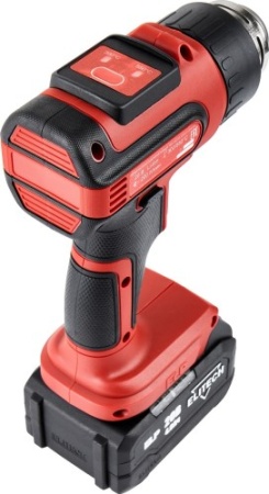 Фен аккумуляторный Elitech ТВА 20СЛ2 20V*4Ач 200л/мин 550С Арт. ТВА 20СЛ2 (E2207.009.01)