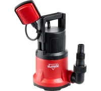 Насос дренажный Elitech НПД 400-5П 400Вт 125л/мин для чистой воды Арт. НПД 400-5П