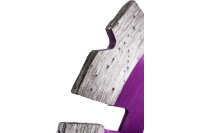 Диск алмазный Trio-Diamond 125*22.2*2.1мм Tractor сегментный турбо, сух/мокр по бетону Арт. TR702