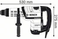 Перфоратор BOSCH GBH 8-45 D SDS-max 1500Вт 12.5Дж 2 реж. Арт. 0611265100