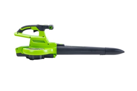 Воздуходув-пылесос аккумуляторный GREENWORKS GD40BVII 40V 858 м.куб./ч без АКБ и ЗУ Арт. 2406907