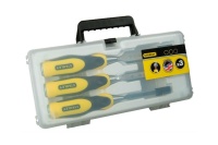 Набор стамесок 3 пред. 10-15-20мм Stanley DYNAGRIL кейс Арт. 2-16-887