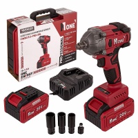 Гайковерт акк. NUMBER ONE CIW30/3.0-PRO-2BL 1/2 20V*3Ah 500Нм 2акк ЗУ Арт. CIW30/3.0-PRO-2BL 1