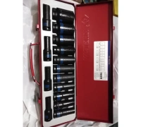 Набор головок удар. глуб. 6 гран. 1/2" 15 предм. 10-32мм King Tony Арт. 4415MP03